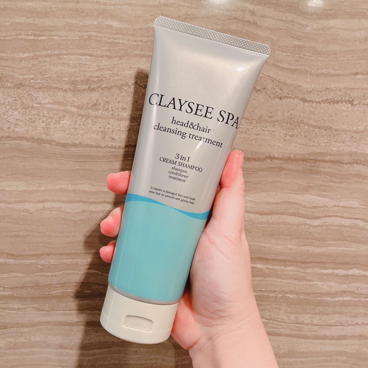 ヘッド&ヘアクレンジングトリートメント/CLAYSEE SPA/市販シャンプーを使ったクチコミ(2枚目)
