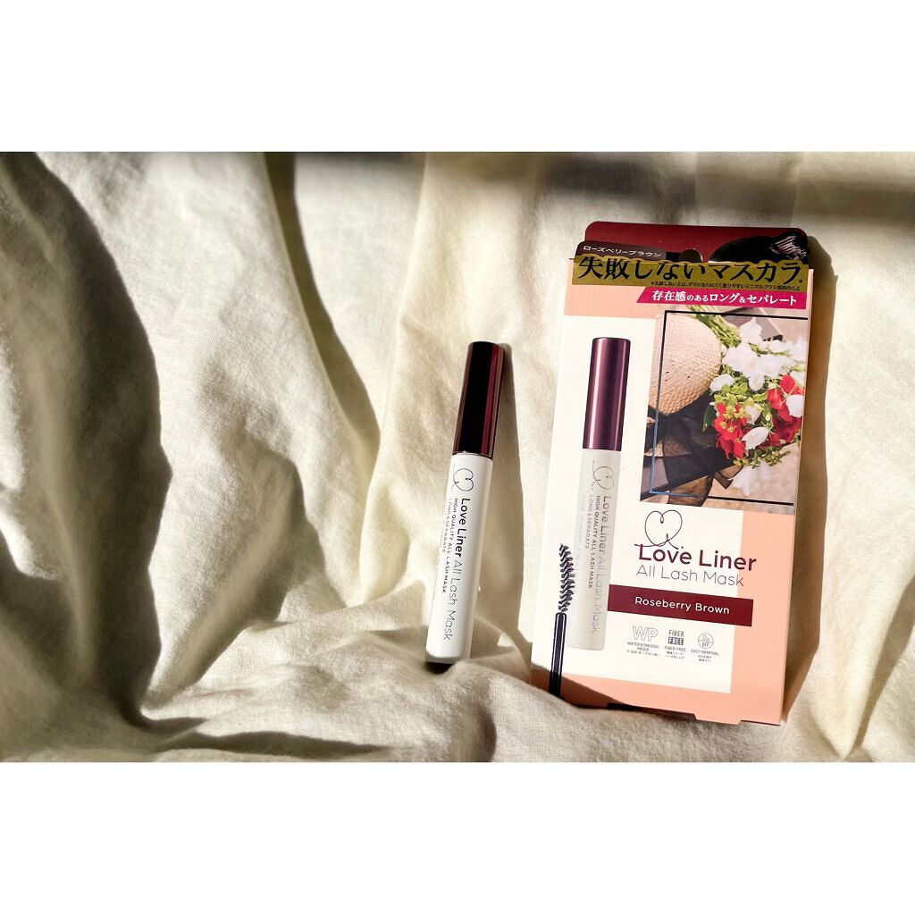 ラブ・ライナー オールラッシュマスク ローズベリーブラウン/ラブ・ライナー/マスカラを使ったクチコミ（1枚目）
