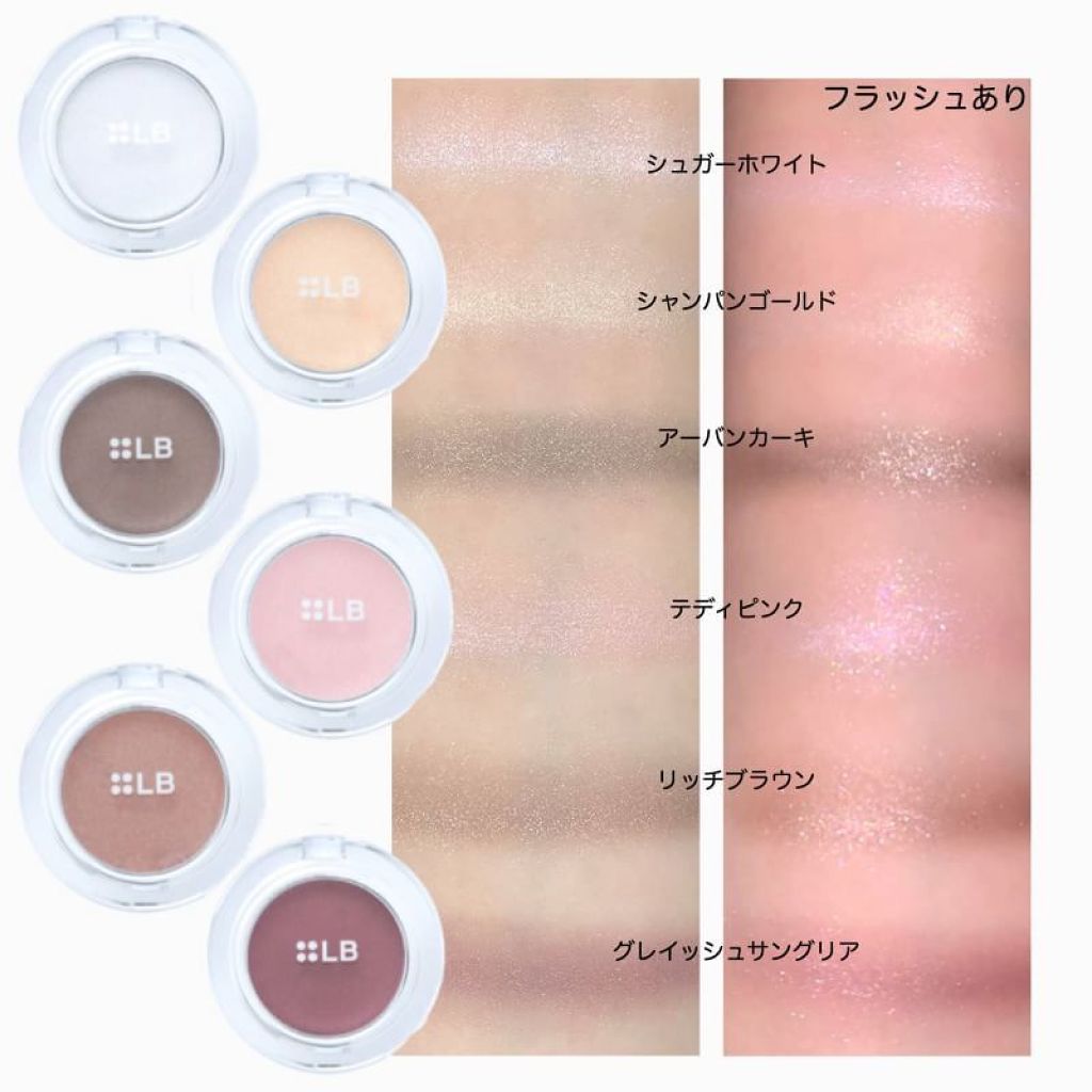 グラムジェリーアイズN/LB/ジェル・クリームアイシャドウを使ったクチコミ（1枚目）