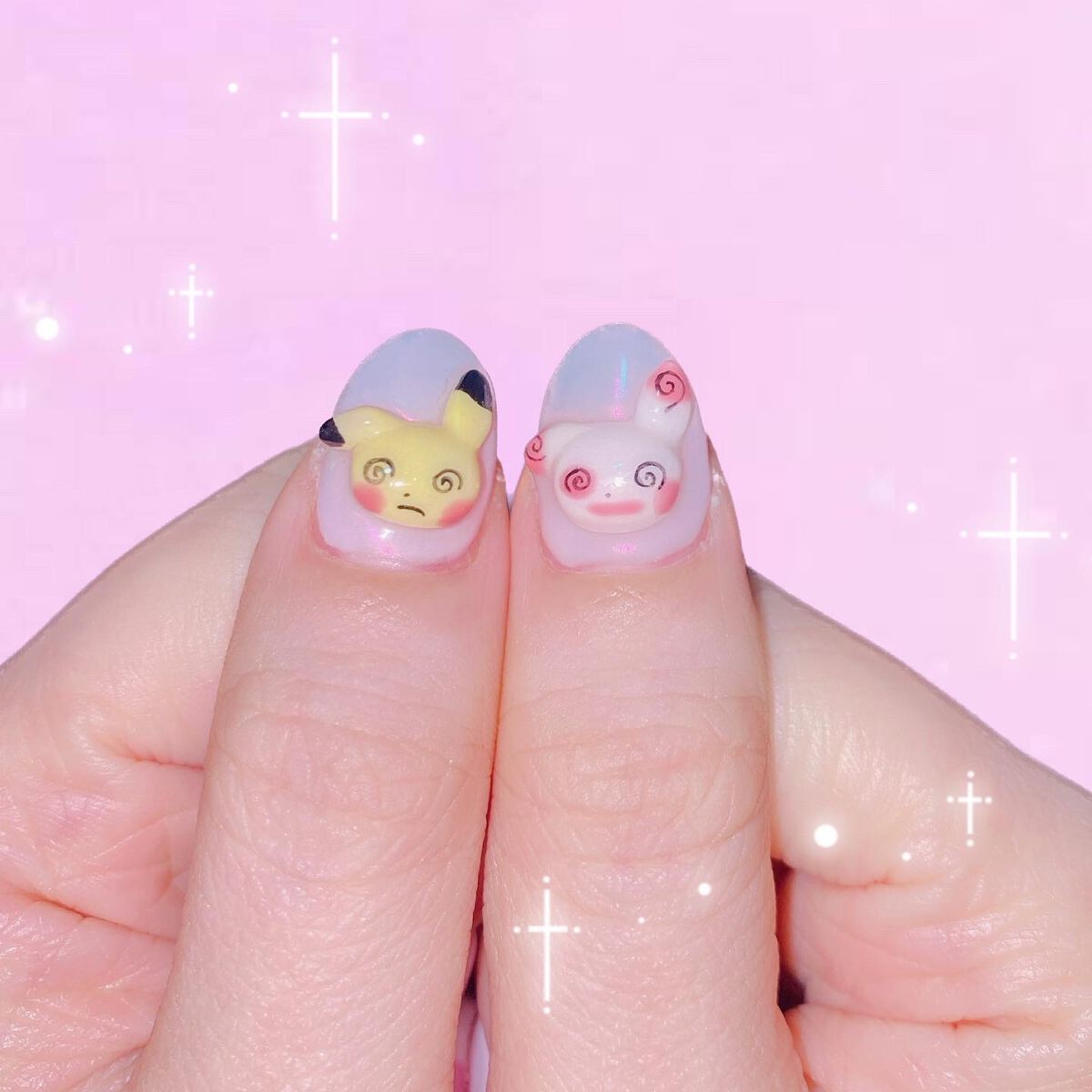 NAILTOWN ライトのクチコミ「【今月のネイル】みんなおつかれさまネイル


みんなおつかれさまということで、

今回はパッチ.....」（2枚目）