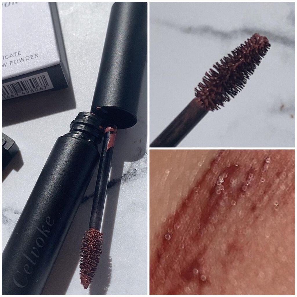 セルヴォーク インディケイトアイブロウパウダー/Celvoke/パウダーアイブロウを使ったクチコミ（3枚目）