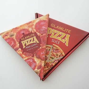 GLAMLITE Pizza Slice Palette Meat Lover’s/Glamlite/パウダーアイシャドウを使ったクチコミ（1枚目）