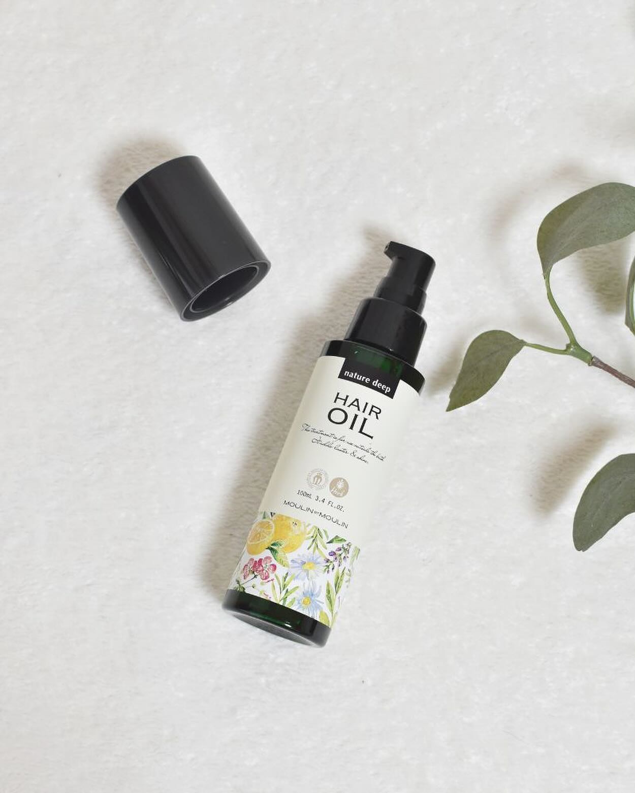 ツヤ髪オイル/ネイチャーディープ /ヘアオイルを使ったクチコミ（2枚目）