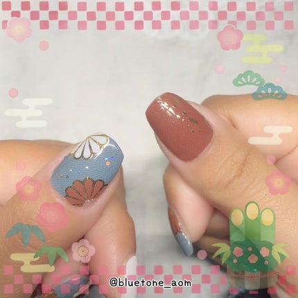 ジェルネイルシール/キャンドゥ/ネイルシールを使ったクチコミ(4枚目)