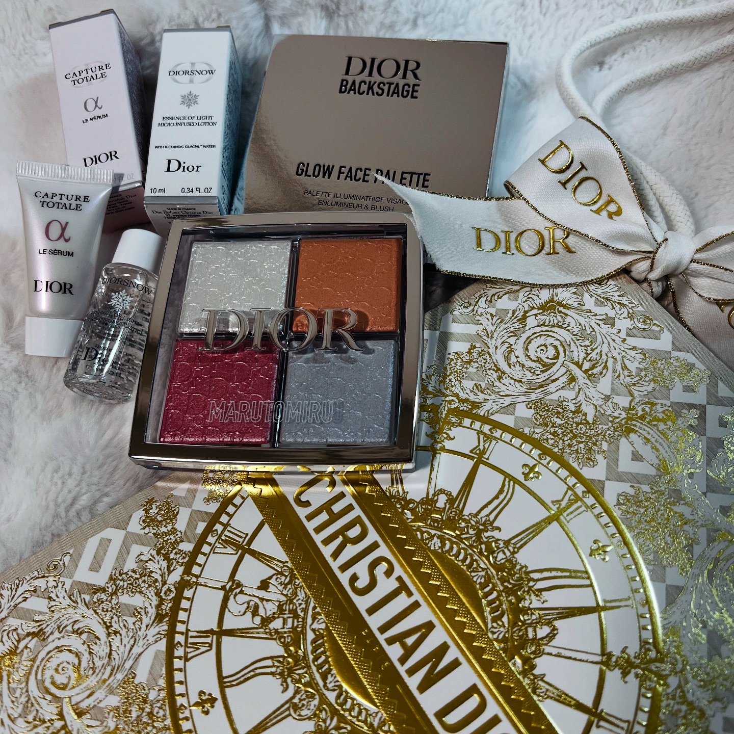 ディオール バックステージ フェイス グロウ パレット/Dior/ハイライトを使ったクチコミ（1枚目）