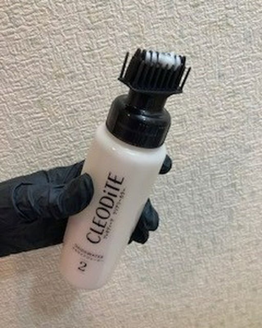 クリアリーカラー (白髪用)  チャコールグレージュ/クレオディーテ/ヘアカラーを使ったクチコミ（3枚目）