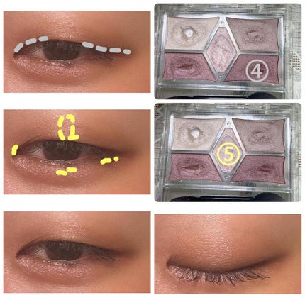 【旧品】パーフェクトスタイリストアイズ/キャンメイク/アイシャドウパレットを使ったクチコミ(7枚目)