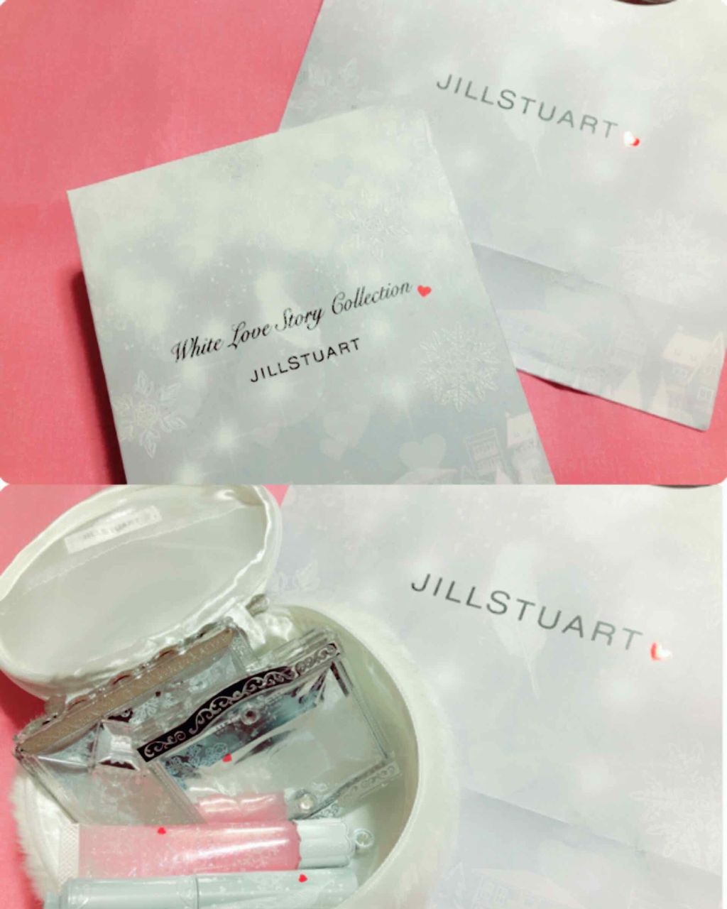 ホワイトラブストーリー コレクション (クリスマスコフレ 2018)/JILL STUART/メイクアップキットを使ったクチコミ（2枚目）
