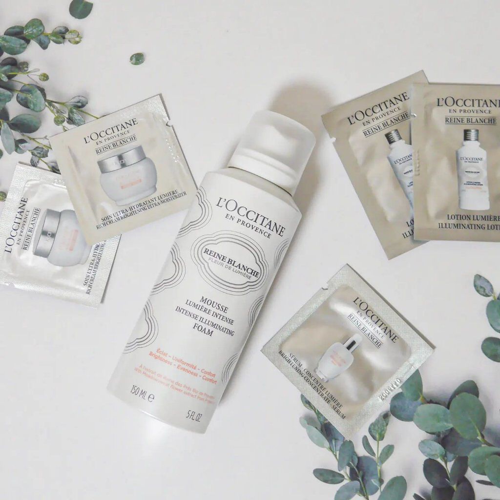 レーヌブランシュ イルミネイティングクレンジングフォーム/L'OCCITANE/泡洗顔を使ったクチコミ（2枚目）