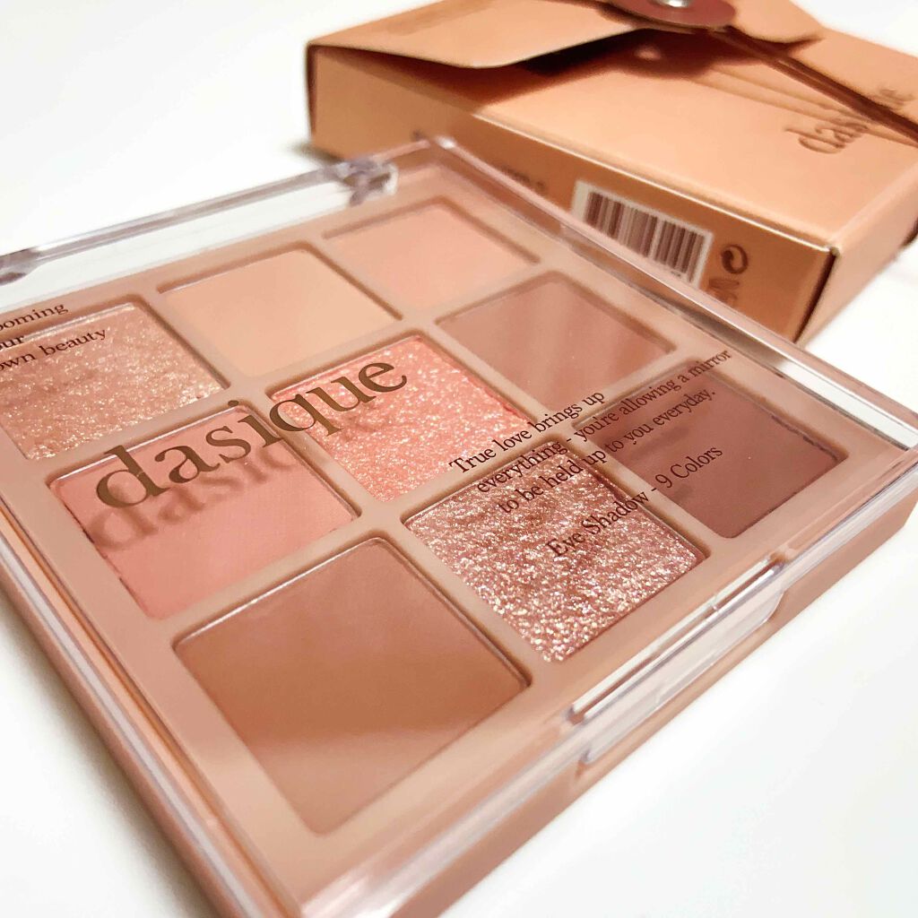 シャドウパレット/dasique/アイシャドウパレットを使ったクチコミ(4枚目)