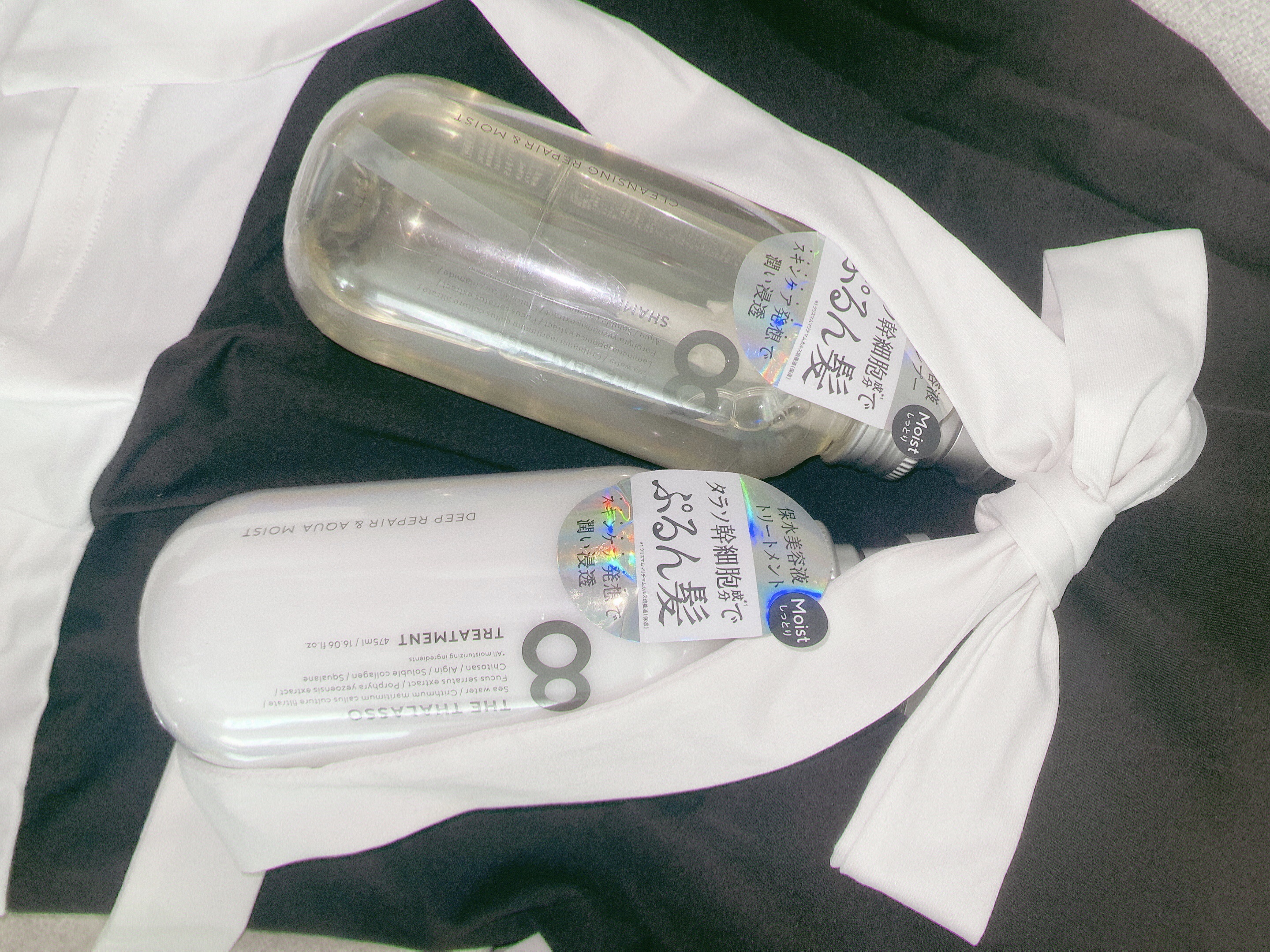[旧商品]クレンジングリペア＆モイスト 美容液シャンプー／ディープリペア＆アクアモイスト 美容液トリートメント/エイトザタラソ/市販シャンプーを使ったクチコミ（1枚目）