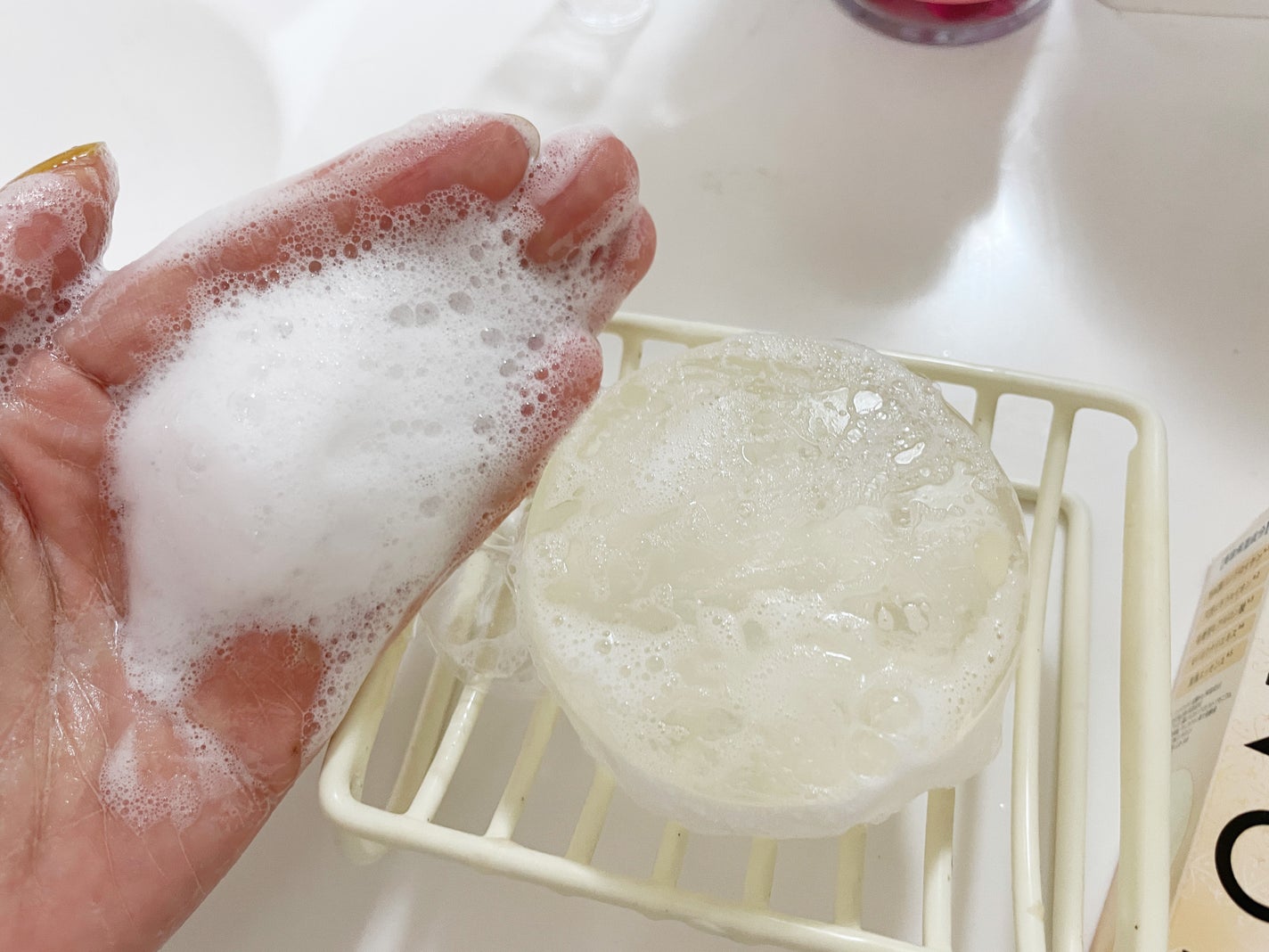 ソープ/イオナ エフ/洗顔石鹸を使ったクチコミ(3枚目)