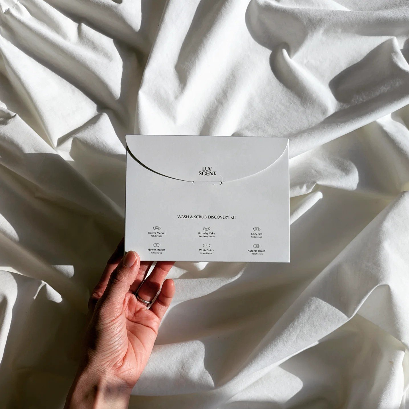 スクラブボディウォッシュ コージーファイヤー シダーウッド/LUV SCENT/ボディスクラブを使ったクチコミ（2枚目）