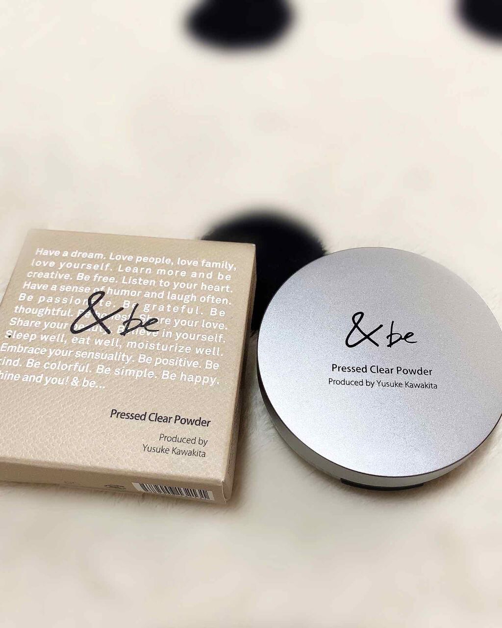 プレストクリアパウダー/＆be/プレストパウダーを使ったクチコミ（1枚目）