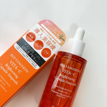 レッドタンジェリンVITA-Cカプセルセラム/DERMASHARE/美容液を使ったクチコミ(3枚目)