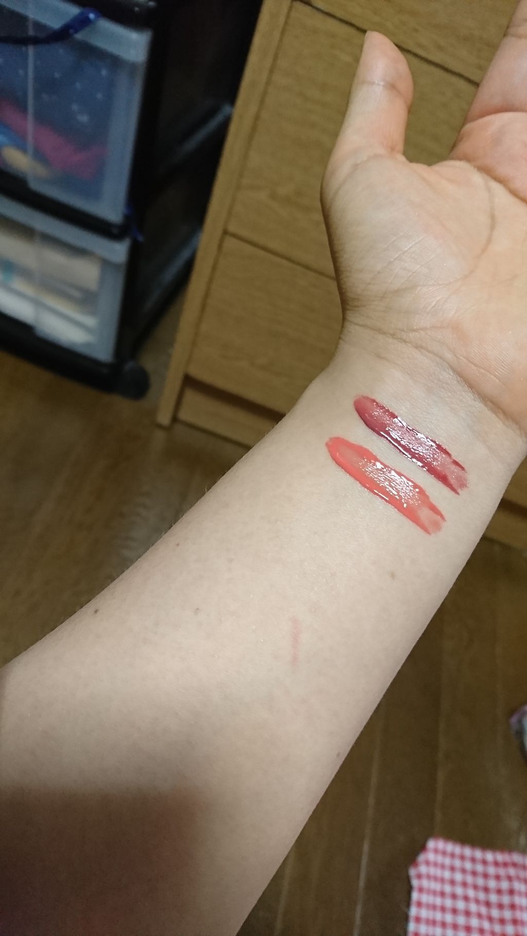 アピュー ウォーターライト ティント/A’pieu/リップティントを使ったクチコミ(2枚目)