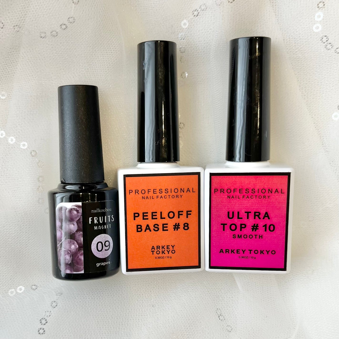 PEEL OFF BASE #8 【ポリコ】/ARKEY TOKYO/ジェルネイルを使ったクチコミ(2枚目)