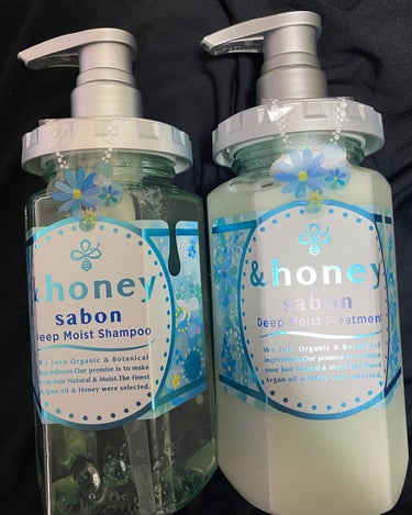 &honey サボン ディープモイスト ペアセットのクチコミ「#アンドハニー#&honey#&honey SABON
#アンドハニー　ディープモイストシャン.....」（2枚目）