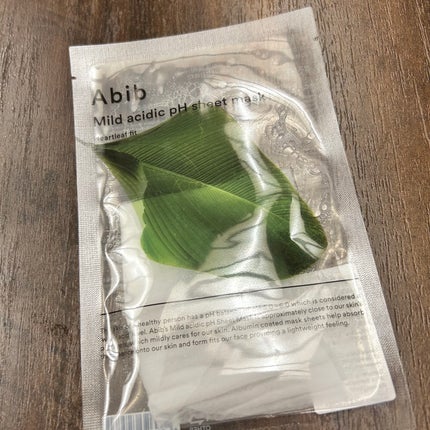 弱酸性pHシートマスク ドクダミフィット/Abib /シートマスク・パックを使ったクチコミ(1枚目)