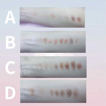 36カラーアイシャドウパレット/ドン・キホーテ/アイシャドウパレットを使ったクチコミ(3枚目)