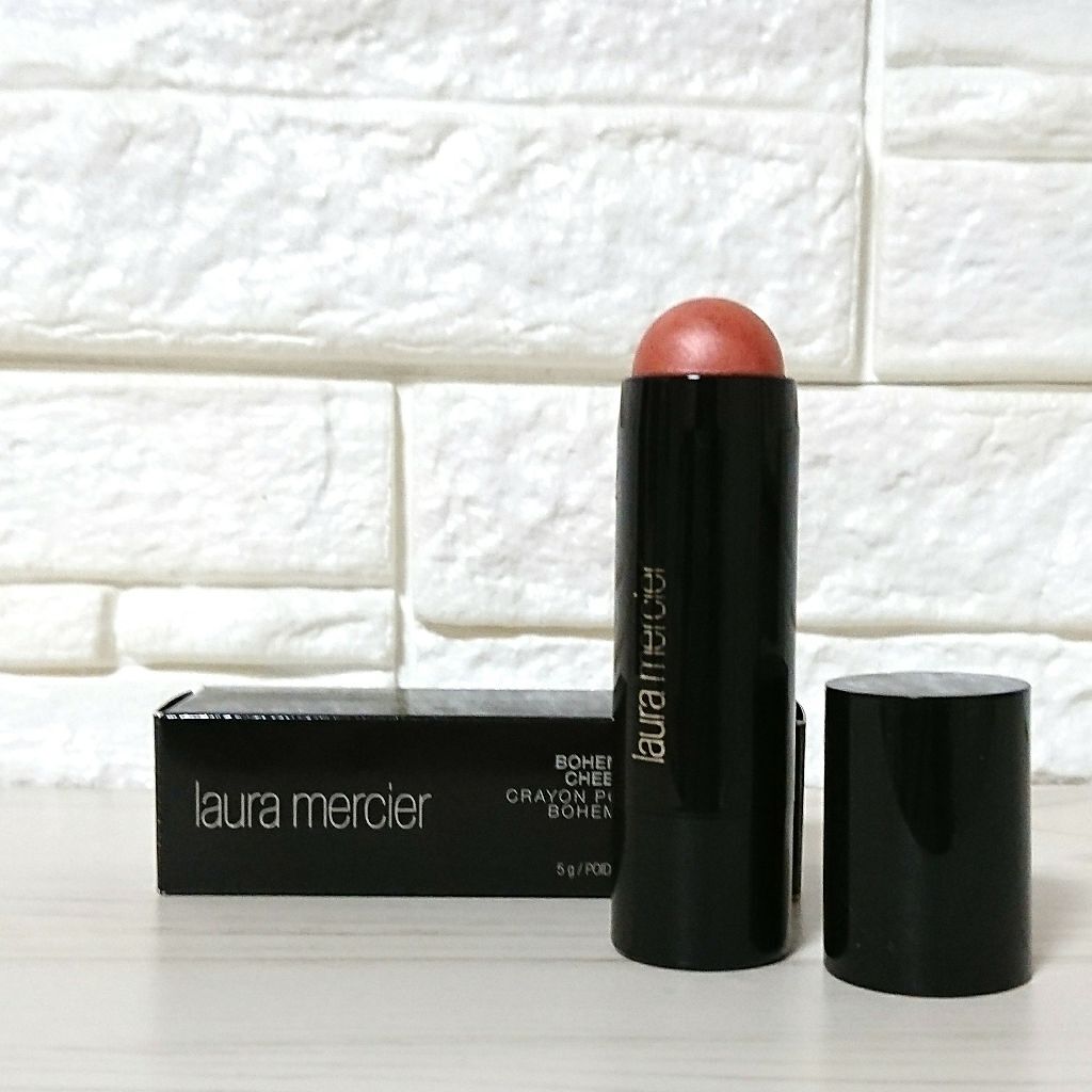 ボヘミアン フラッシュ チーク クレヨン/ローラ メルシエ/ジェル・クリームチークを使ったクチコミ（2枚目）