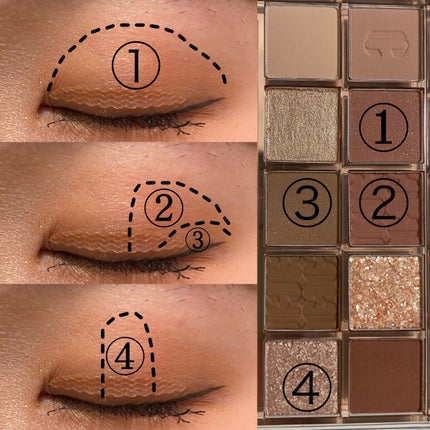 プロ アイ パレット/CLIO/アイシャドウパレットを使ったクチコミ(3枚目)