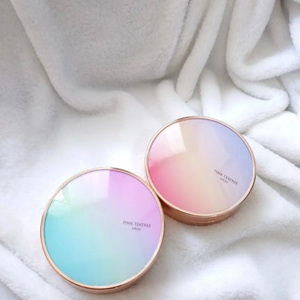 ピンクティーツリーカバークッション/APLIN/クッションファンデーションを使ったクチコミ(5枚目)