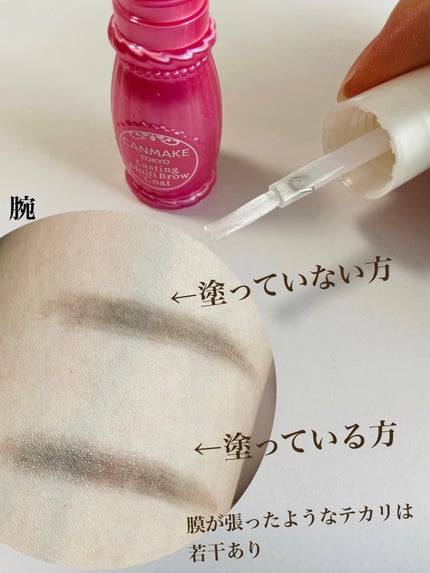 ラスティングマルチブロウコート/キャンメイク/アイブロウコートを使ったクチコミ(3枚目)