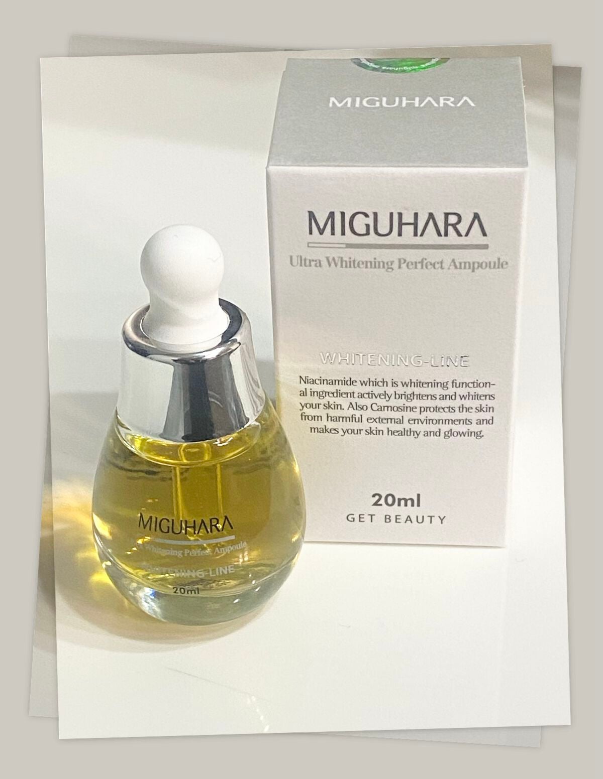Ultra Whitening Perfect Ampoule/MIGUHARA/美容液を使ったクチコミ(1枚目)