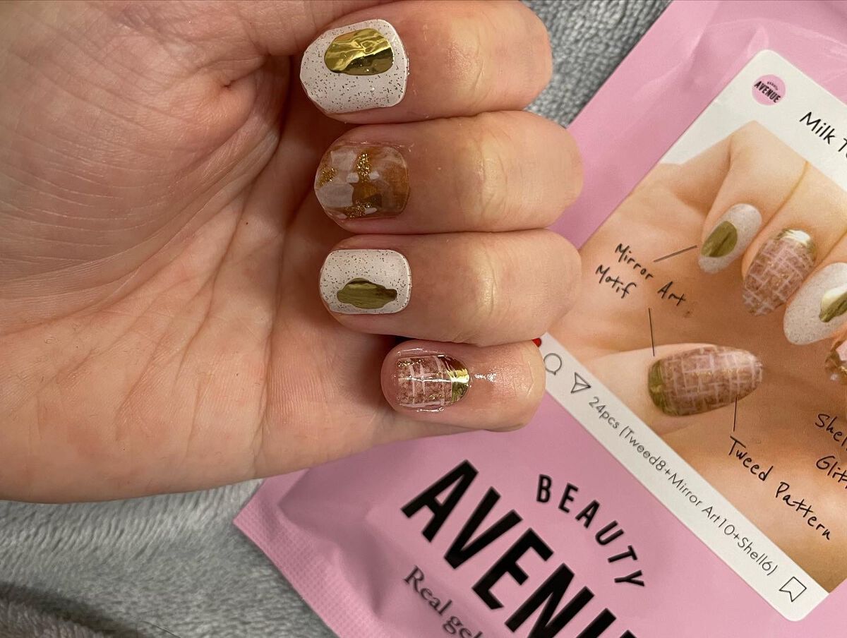 リアルジェルネイルシール/BEAUTY AVENUE/ネイルシールを使ったクチコミ(2枚目)