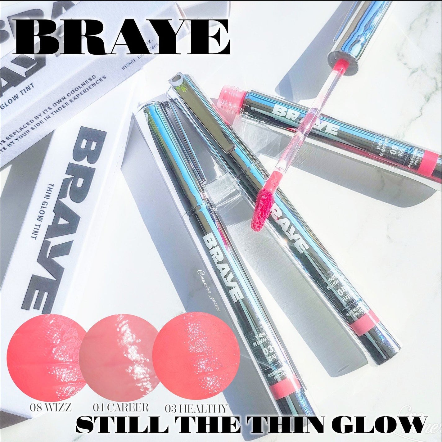 THIN GLOW TINT/BRAYE/口紅を使ったクチコミ(1枚目)
