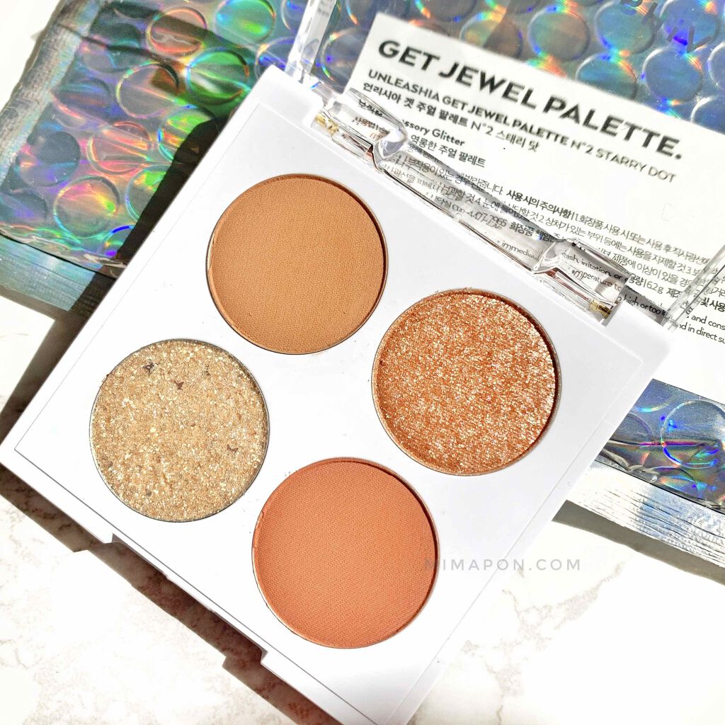 ゲットジュエルパレット/unleashia/アイシャドウパレットを使ったクチコミ（3枚目）