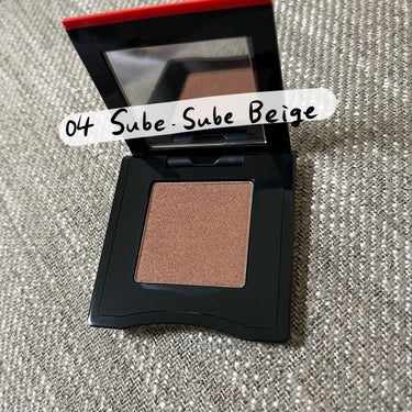 ポップ パウダージェル アイシャドウ 04 Sube-Sube Beige/SHISEIDO/シングルアイシャドウを使ったクチコミ（3枚目）