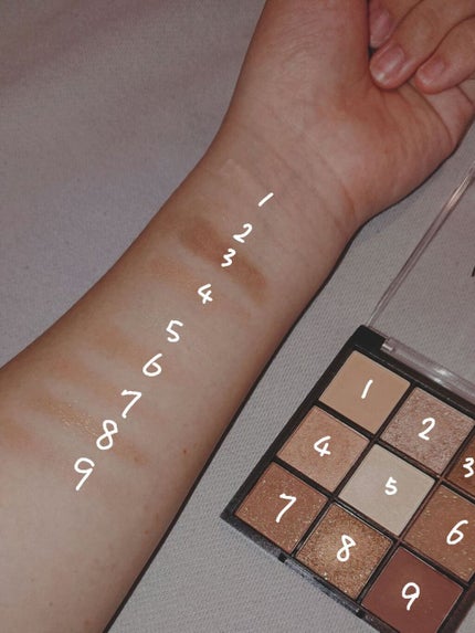 UR GLAM BLOOMING EYE COLOR PALETTE/U R GLAM/アイシャドウパレットを使ったクチコミ(3枚目)