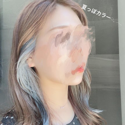 イルーセント ミルキーヘアカラー/サイオス/ヘアカラーを使ったクチコミ(4枚目)