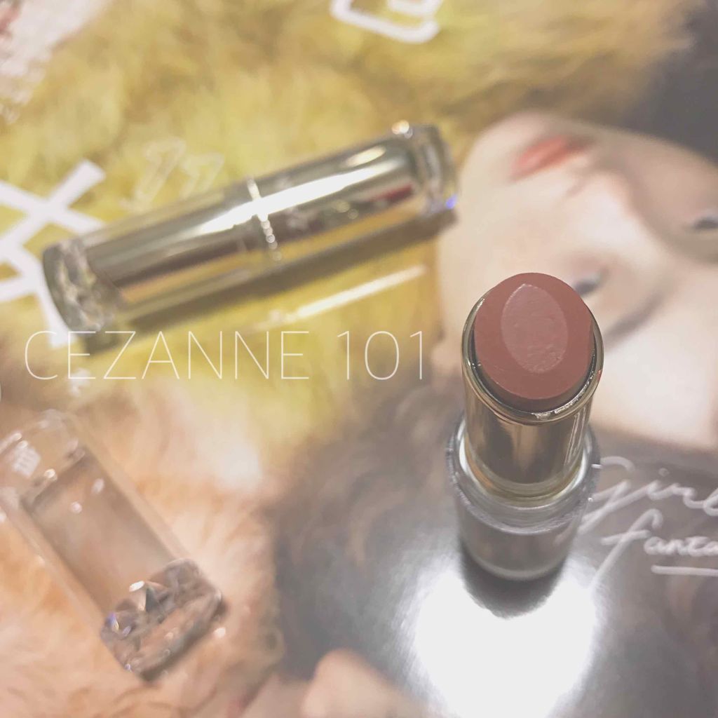 ラスティンググロスリップ/CEZANNE/口紅を使ったクチコミ（1枚目）