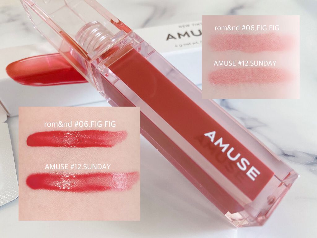 デューティント/AMUSE/リップティントを使ったクチコミ（1枚目）