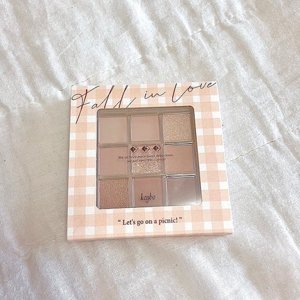 KEYBO FALL IN LOVE SHADOW PALETTE/keybo/アイシャドウパレットを使ったクチコミ(4枚目)
