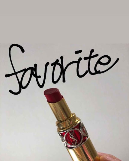 ルージュ ヴォリュプテ シャイン/YVES SAINT LAURENT BEAUTE/口紅を使ったクチコミ(1枚目)