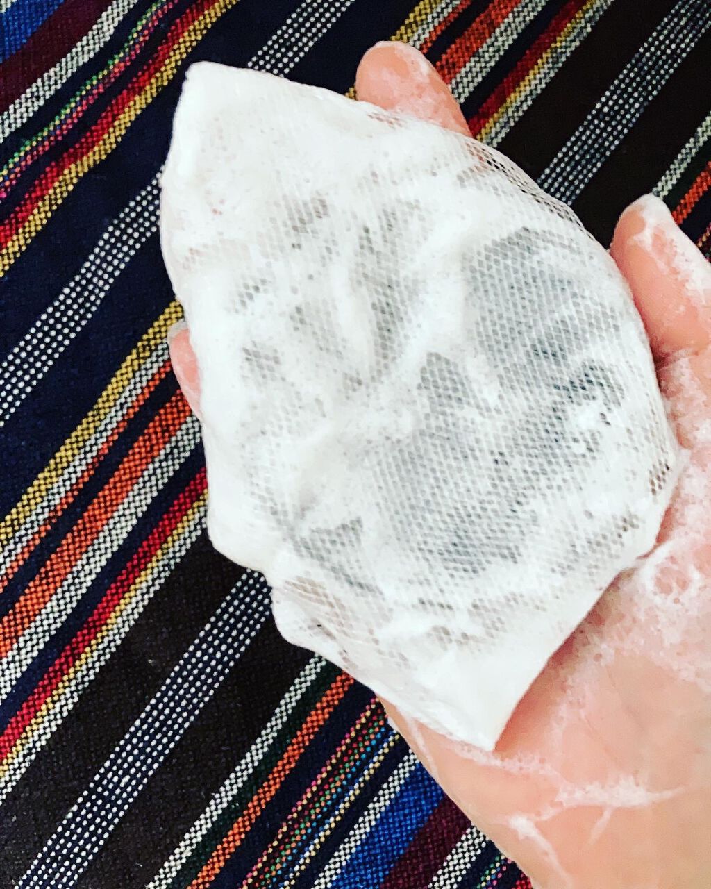 高濃度 竹塩石鹸プレミアム しっとりタイプ/Reductio/ボディ石鹸を使ったクチコミ(8枚目)