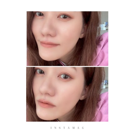 スーパーマットリップ&チークマッド/INTO U/口紅を使ったクチコミ(3枚目)