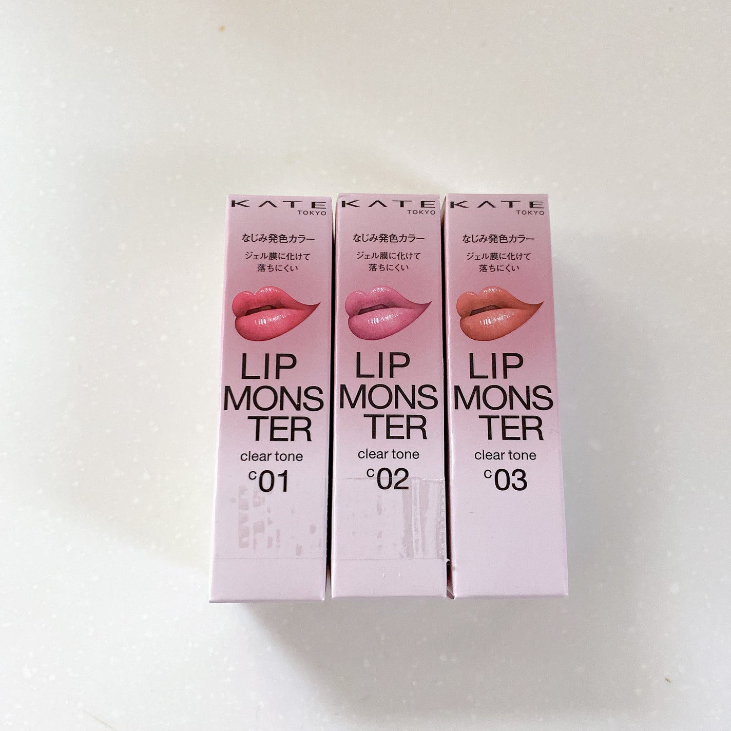 リップモンスター クリアトーン/KATE/口紅を使ったクチコミ(3枚目)