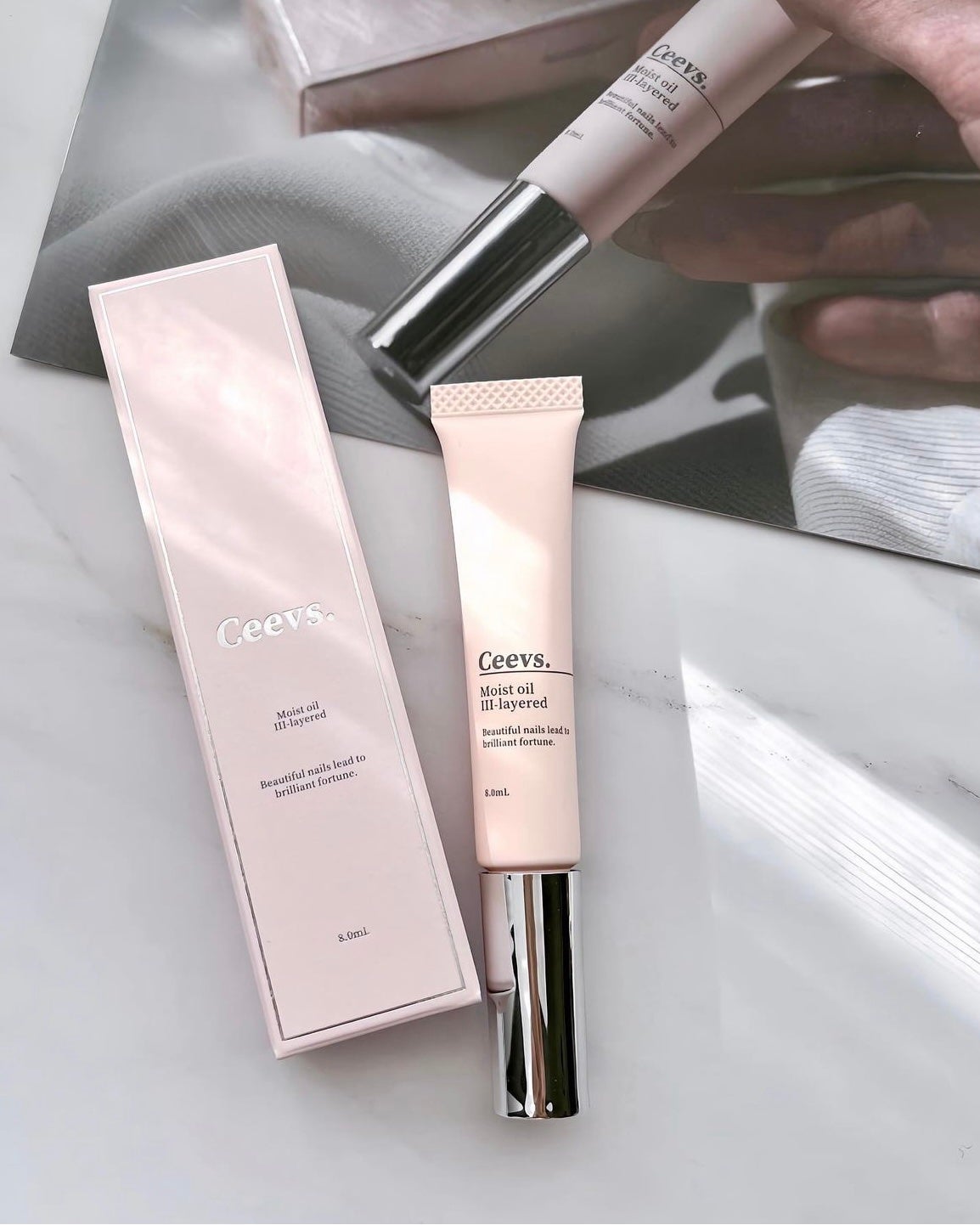 ネイルオイル Ⅲ-layerd/Ceevs./ネイルオイル・トリートメントを使ったクチコミ(1枚目)