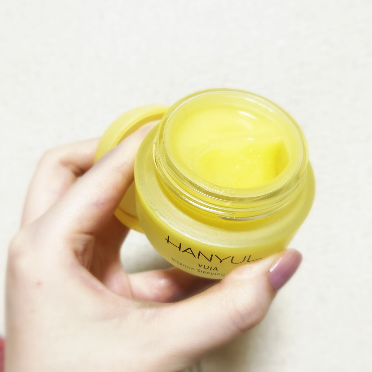 月光ゆず睡眠パック/HANYUL(ハンユル)/フェイスクリームを使ったクチコミ（1枚目）