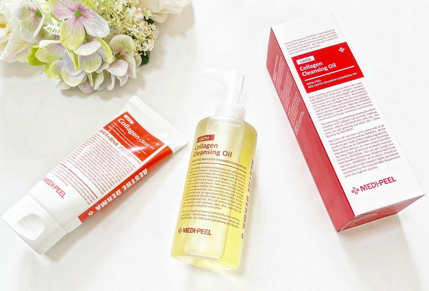 レッドラクトコラーゲンクレンジングオイル/MEDIPEEL/オイルクレンジングを使ったクチコミ（1枚目）
