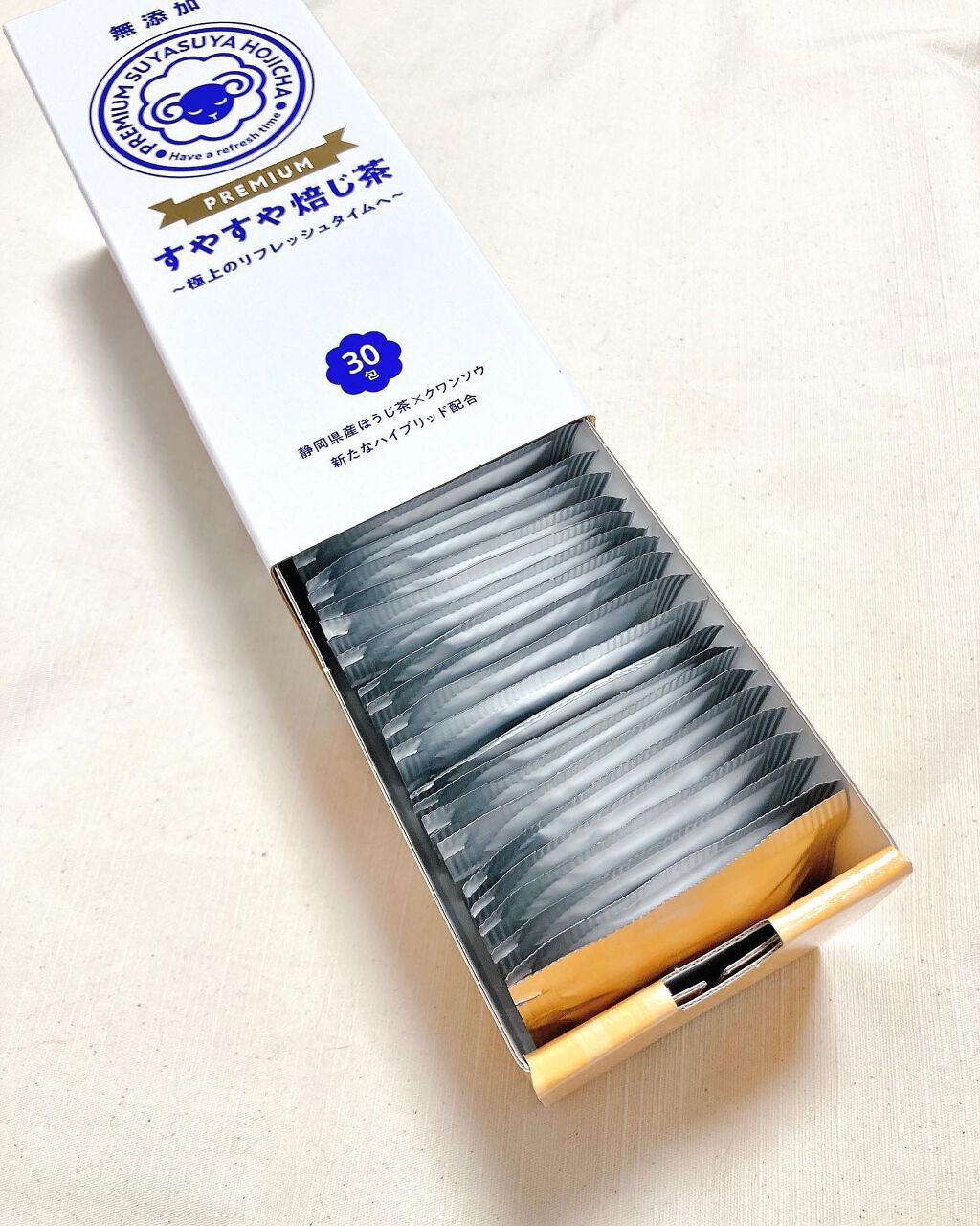 PREMIUMすやすや焙じ茶/三立産業/ドリンクを使ったクチコミ（2枚目）