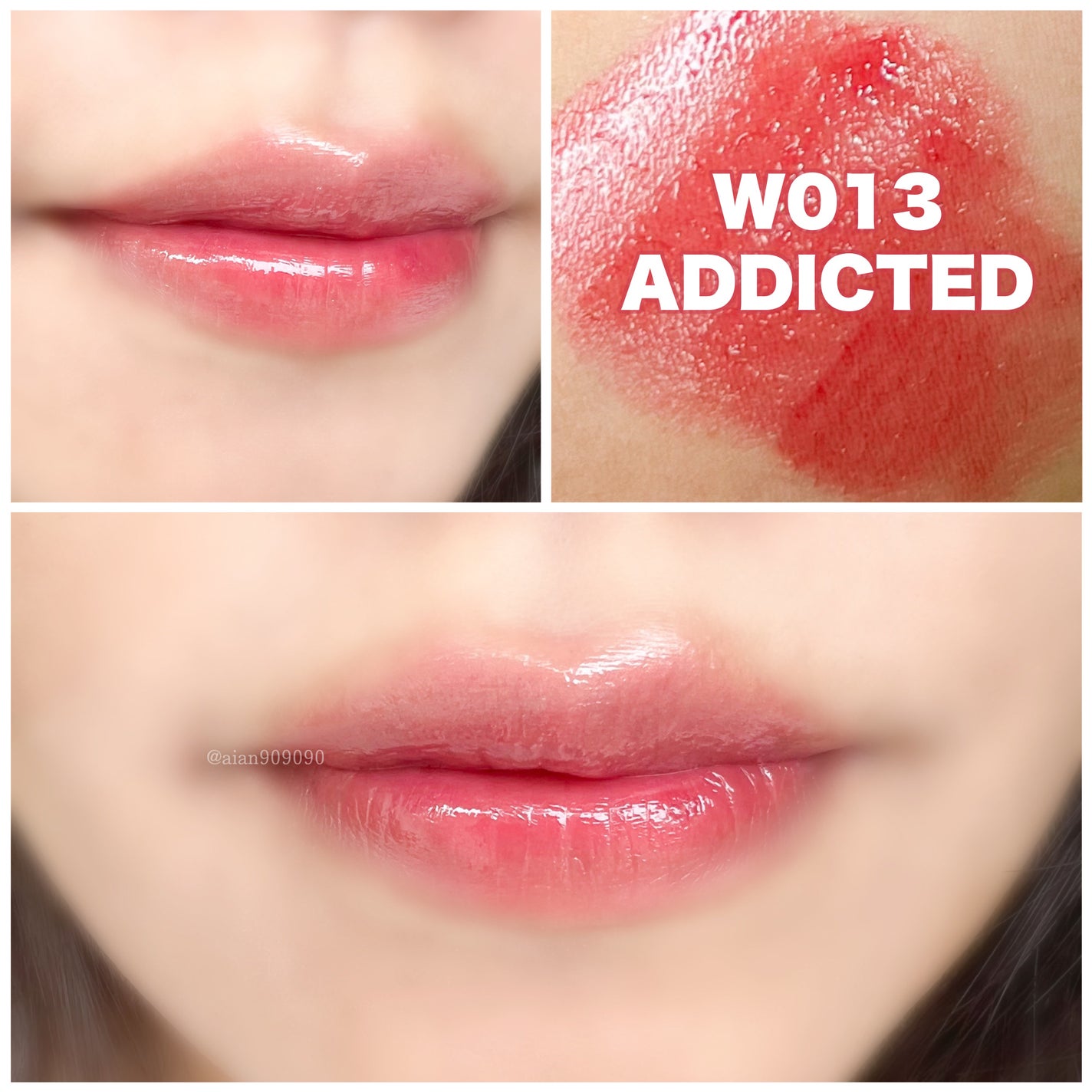 ムードインハンサーウォーターリキッドグロウ/hince/口紅を使ったクチコミ(8枚目)