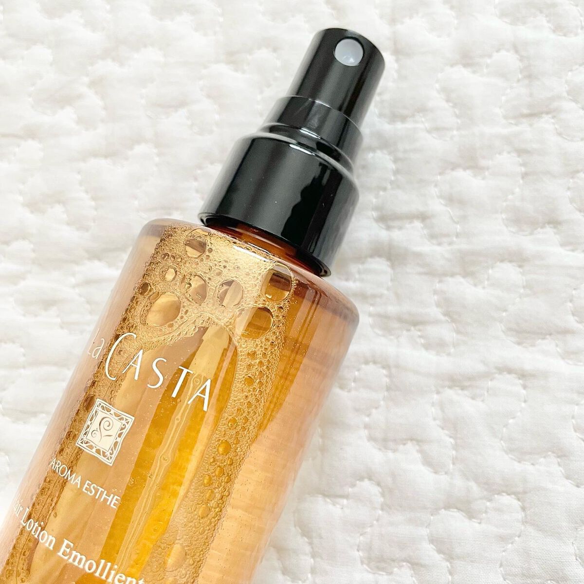 アロマエステ トリートメント ヘアローション T(太く硬い髪用)/ラ・カスタ/ヘアミストを使ったクチコミ(2枚目)