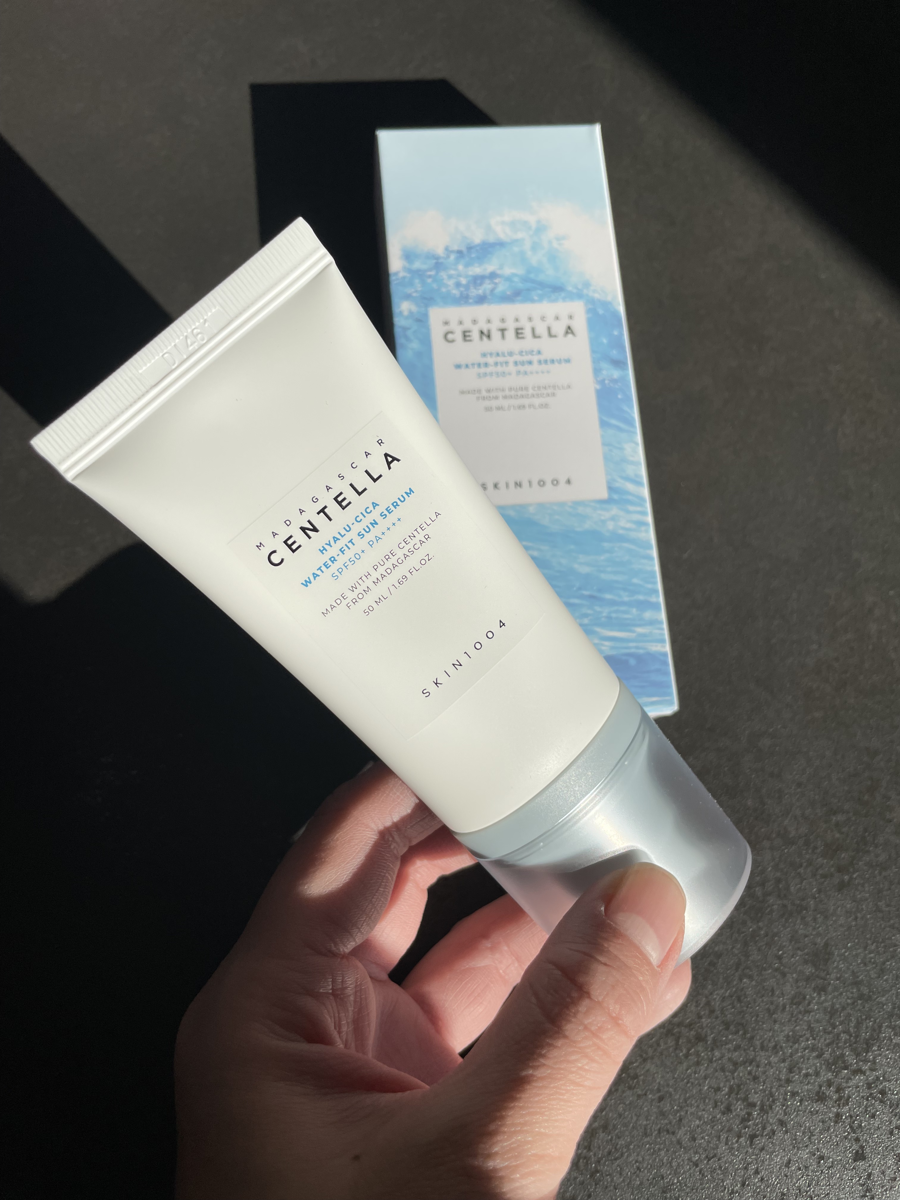 ヒアルーシカ ウォーターフィット サンセラム/SKIN1004/日焼け止めローションを使ったクチコミ（1枚目）