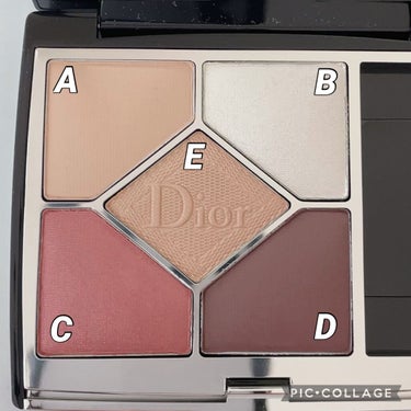 【旧】サンク クルール クチュール 849 ピンク サクラ（生産終了）/Dior/アイシャドウパレットを使ったクチコミ（3枚目）